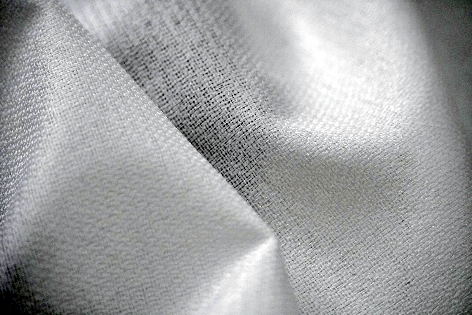 Water Jet Woven Interlining White